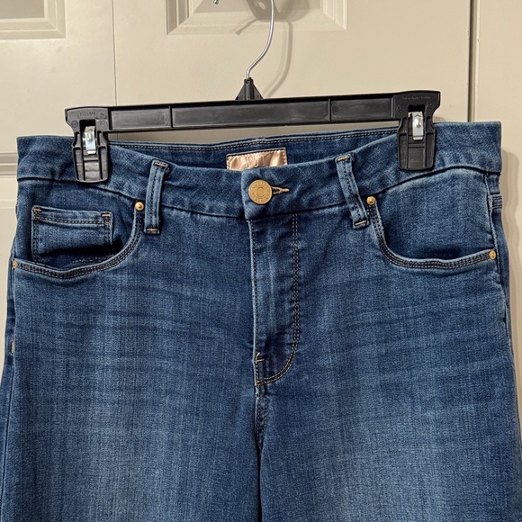 Kut from the Kloth Meg Fab Ab Wide Leg Dark Blue Jeans - Picture 3 of 9